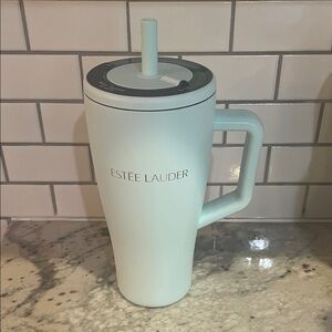 Estée Lauder BrüMate Era 40 oz Stainless Steel Tumbler Blue Agave